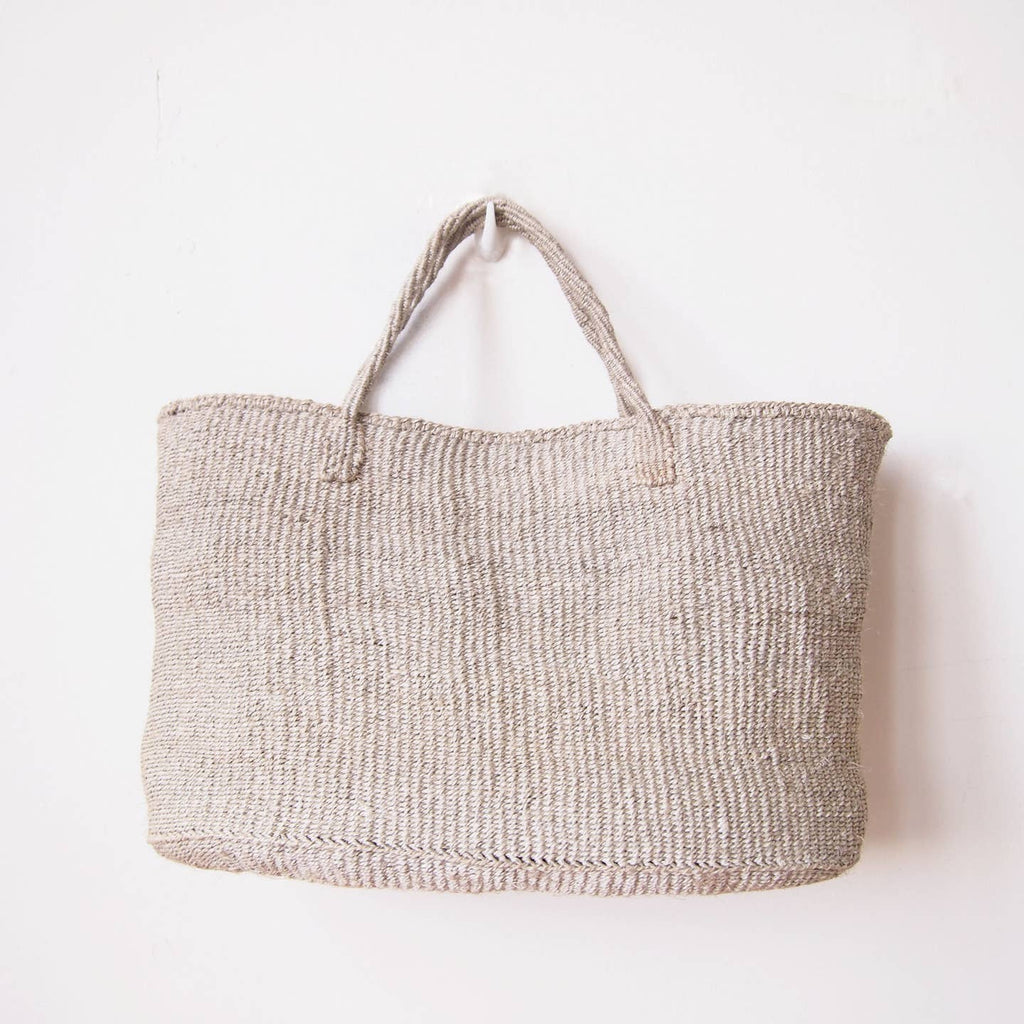 Sisal Beach Bag XXL Grey