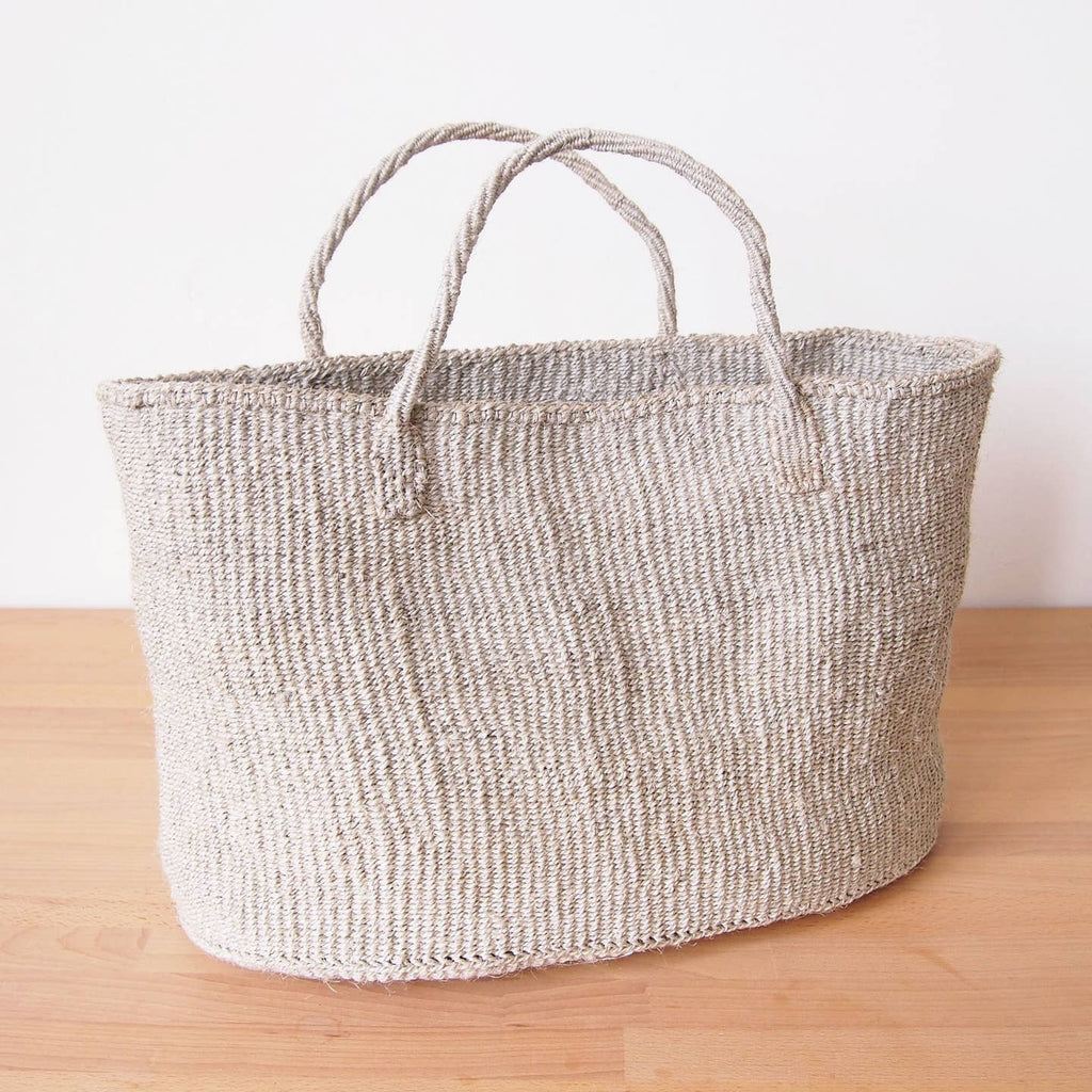 Sisal Beach Bag XXL Grey