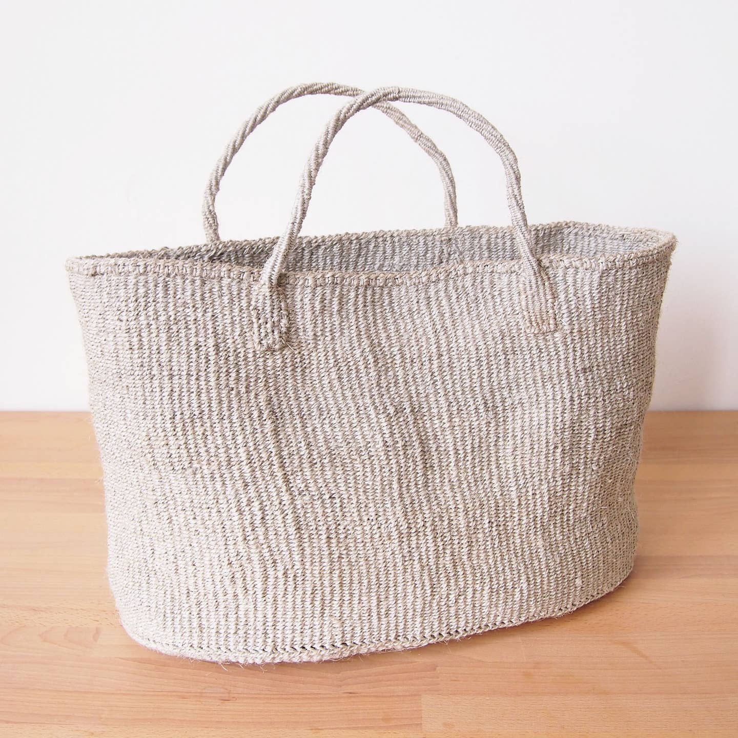 Sisal Beach Bag XXL Grey